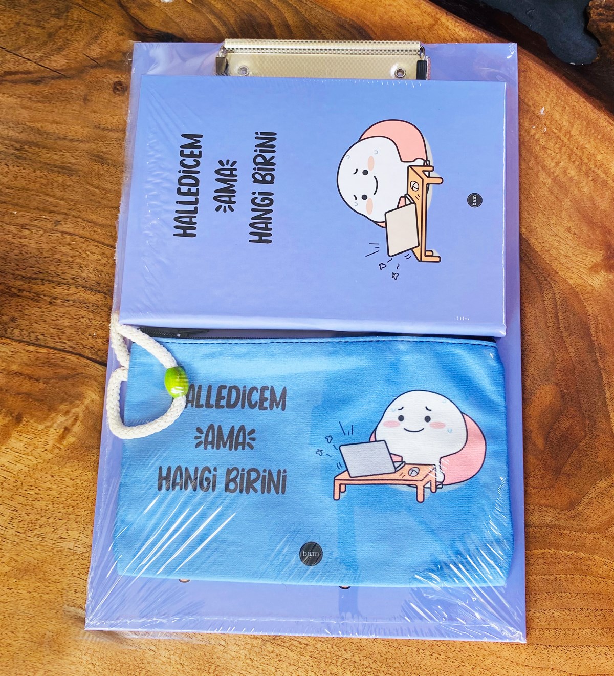 Halledicem Ama Hangi Birini Sekreterlik Defter Kalemlik Kırtasiye SetigiftmodaGmhs101752