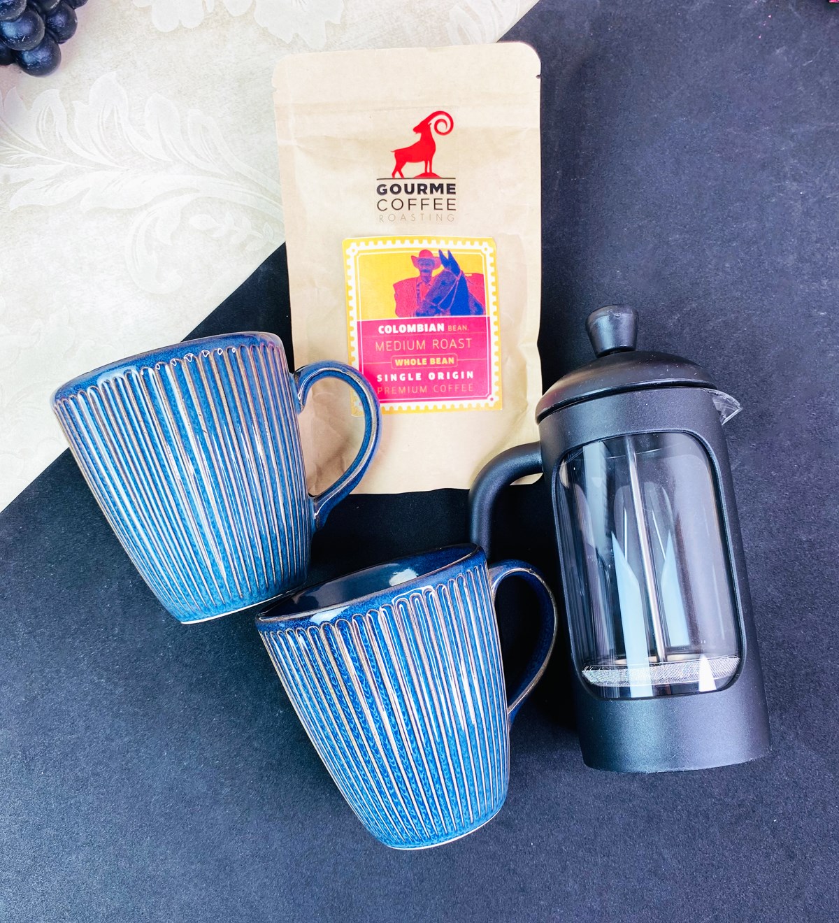 Filtre Kahve French Press Ve 2'li Myra Kupa SetgiftmodaGmhs101654