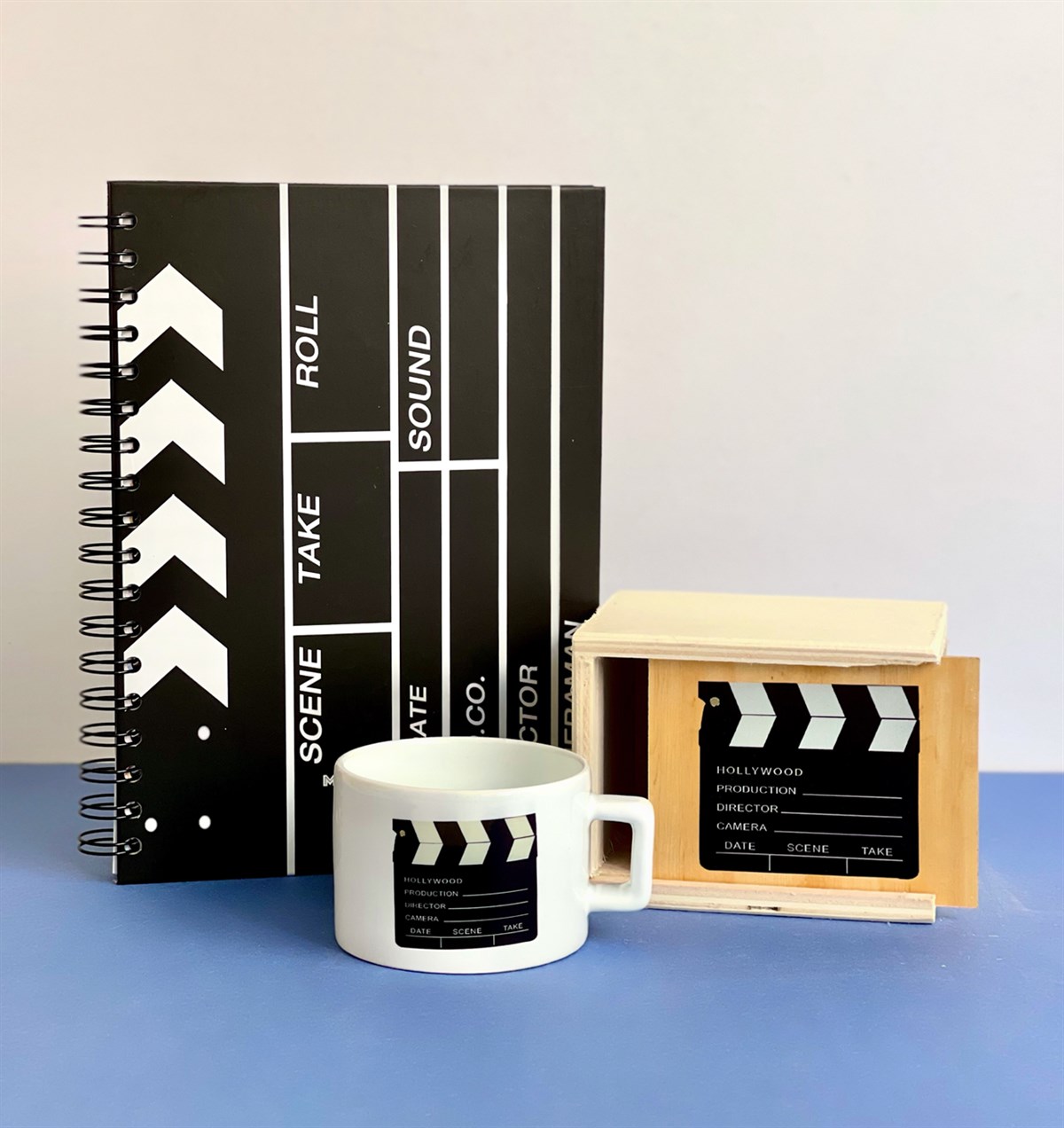 Klaket Tasarımlı Konuşan Ajanda Ve Kutulu Kupa Hediye SetigiftmodaGmhs101183