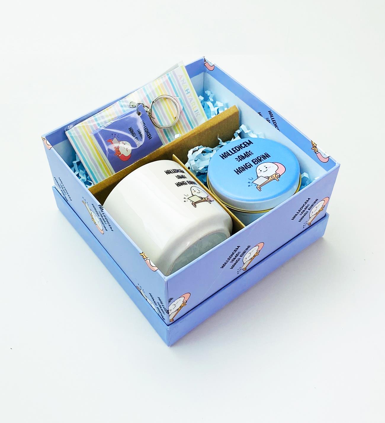 Halledicem Ama Hangi Birini Tasarımlı Kutulu Hediye SetigiftmodaGmhs101985