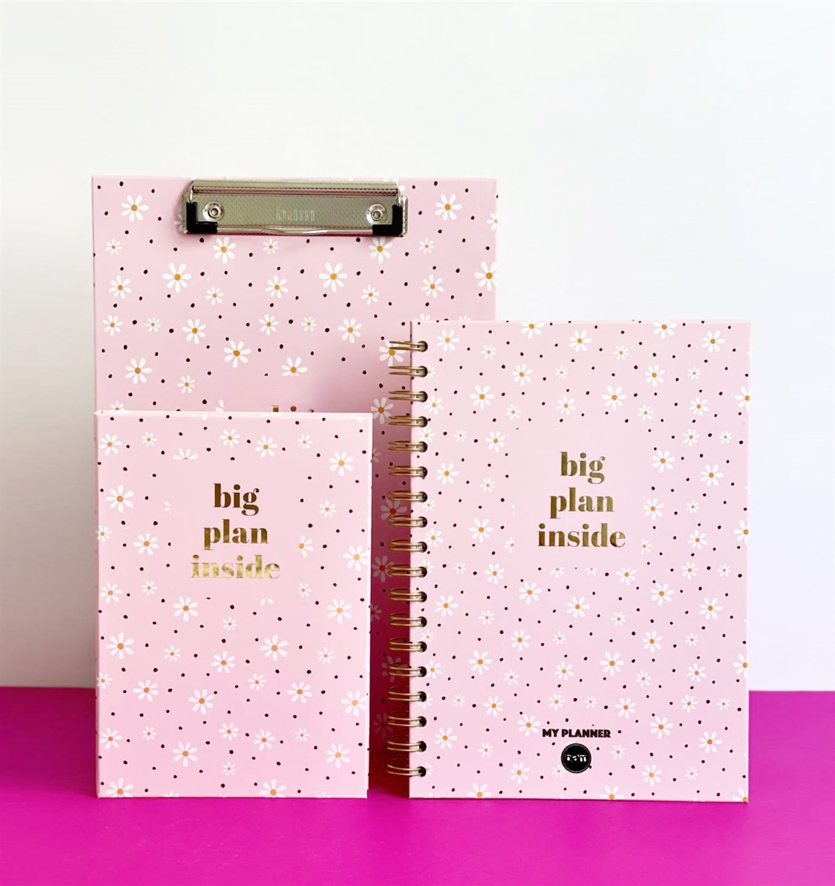 Papatya Tasarımlı Konuşan Ajanda Sekreterlik Ve Lastikli Defter SetgiftmodaGmhs101172