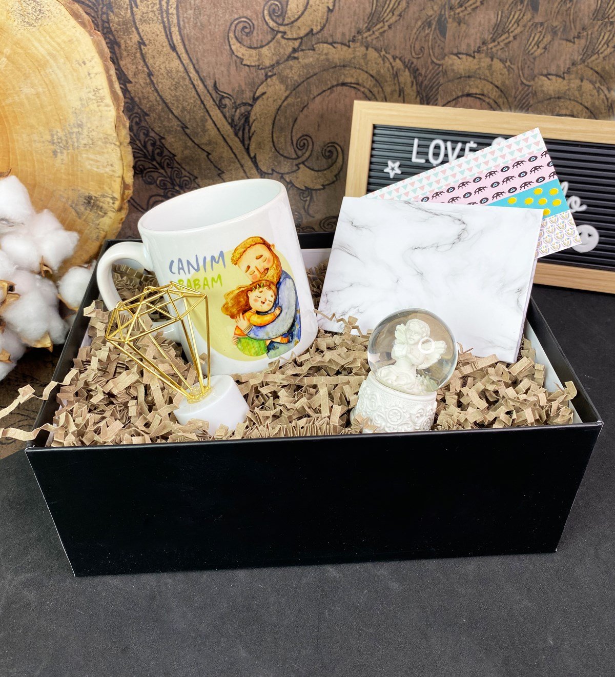 Canım Babam Tasarımlı Ve Özel Kutulu Hediye Seti giftmodaGmhs101707