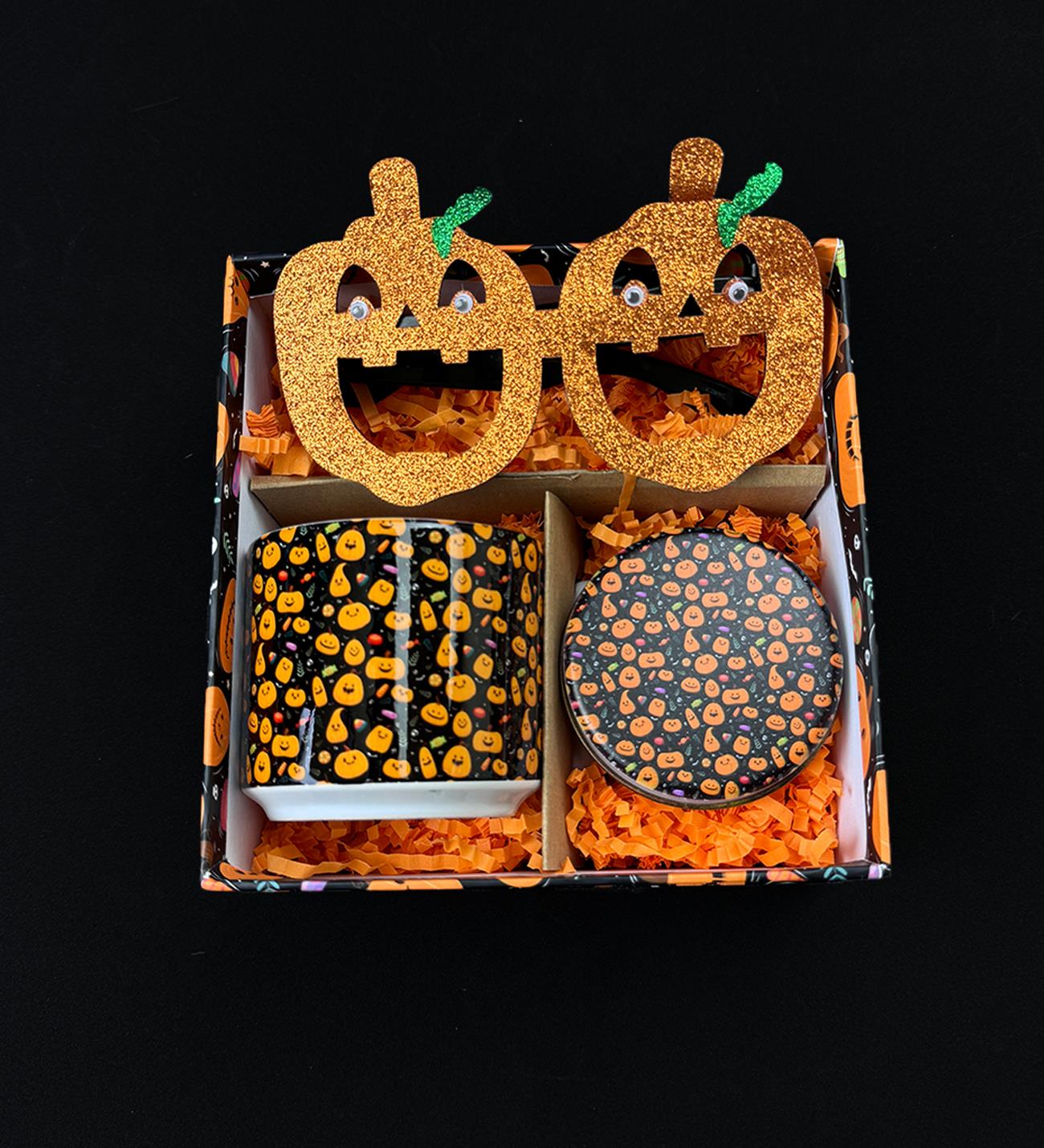 Bal Kabağı Halloween Tasarımlı Cadılar Bayramı Hediye SetigiftmodaGmhs102035