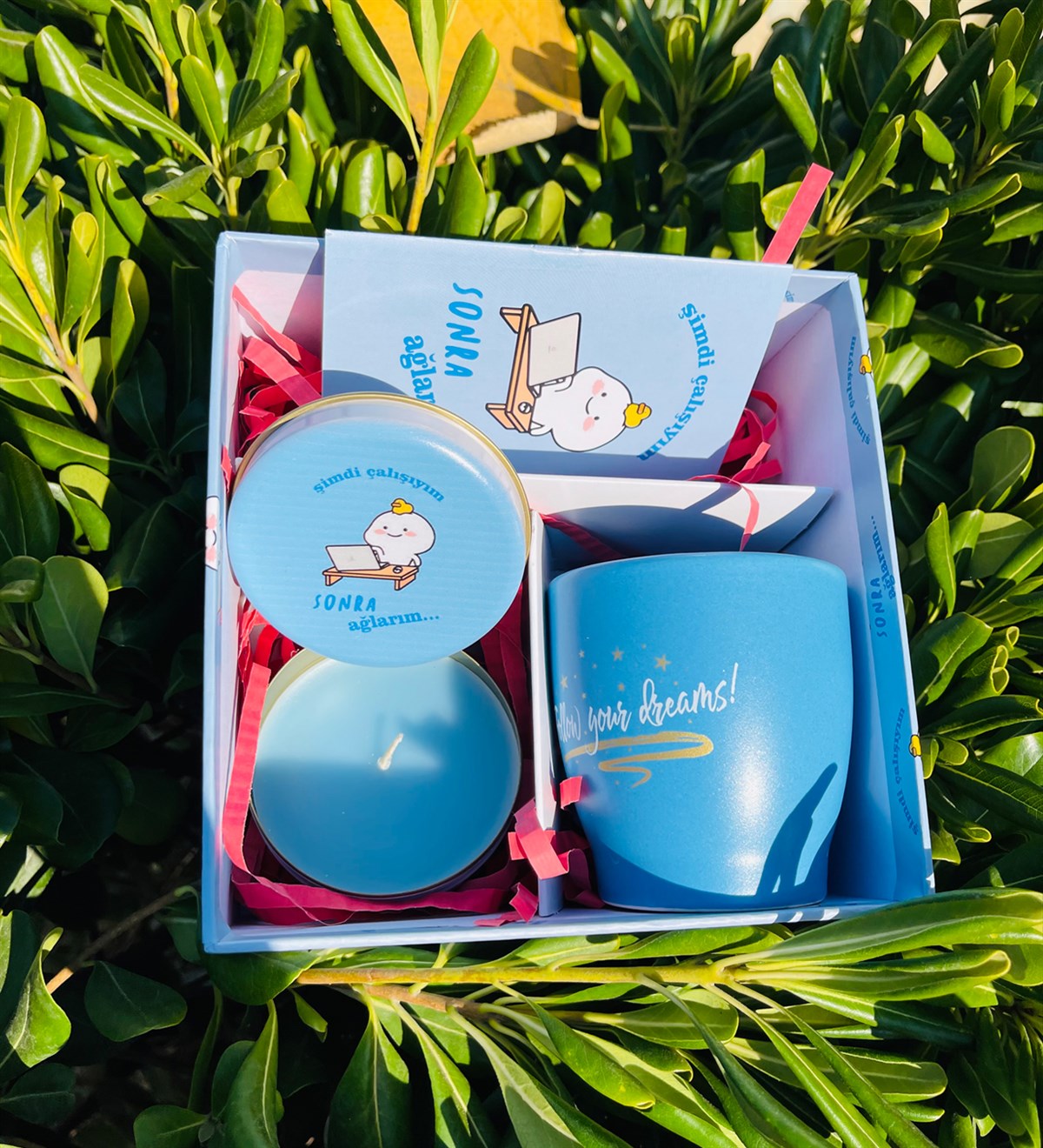 Şimdi Çalış Sonra Ağlarsın Tasarımlı Hediye SetigiftmodaGmhs101823