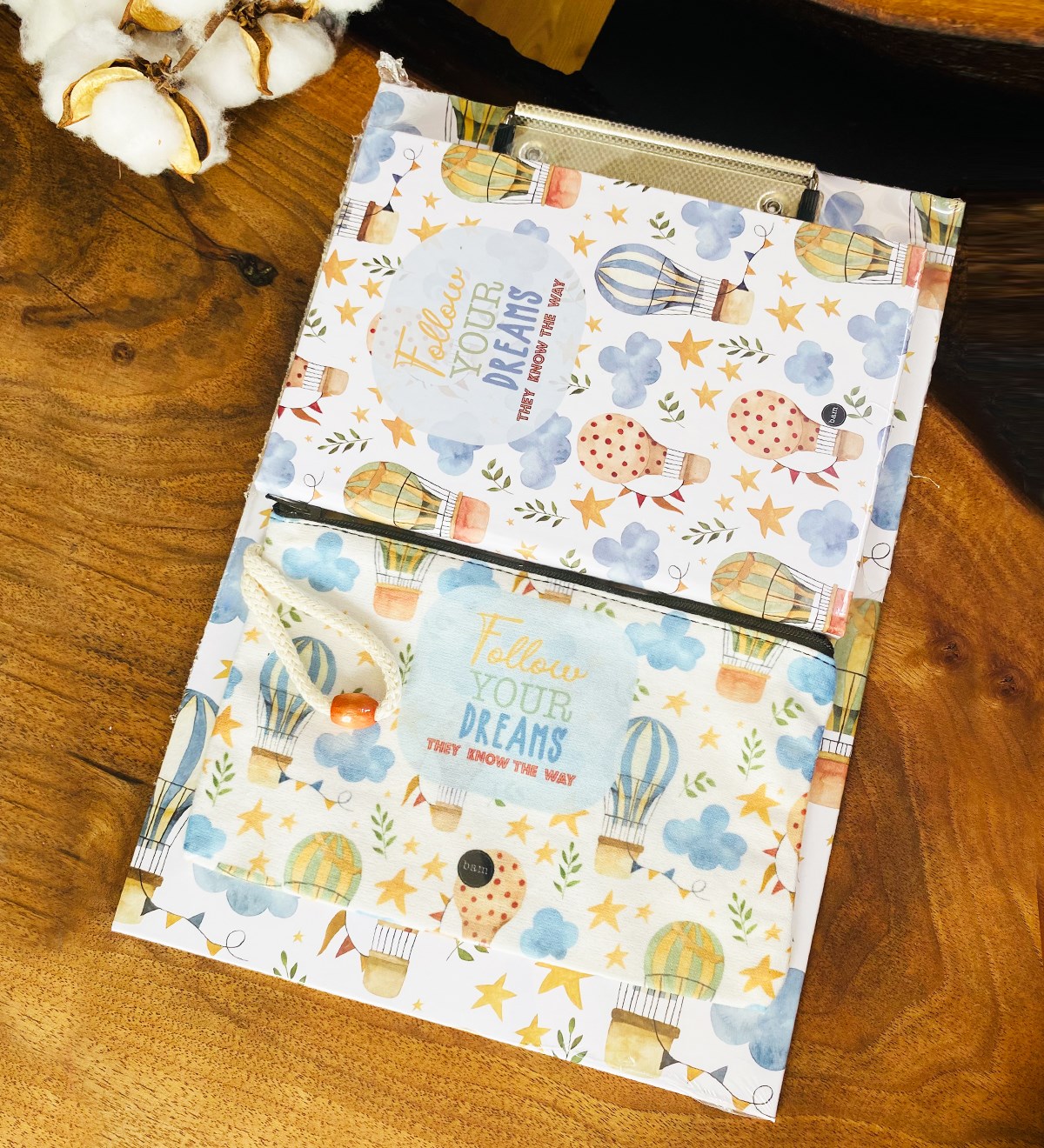 Balon Sekreterlik Defter Kalemlik Kırtasiye SetigiftmodaGmhs101758