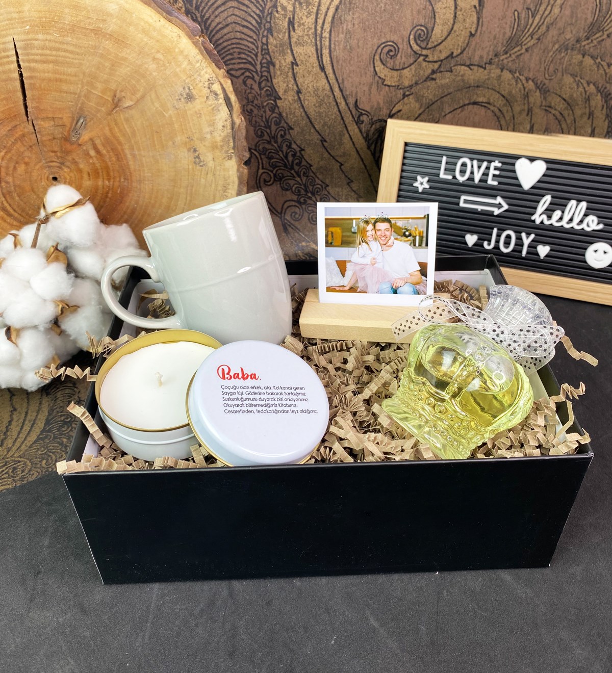 Kişiye Özel Fotoğraflı Babalar Günü SetigiftmodaGmhs101699