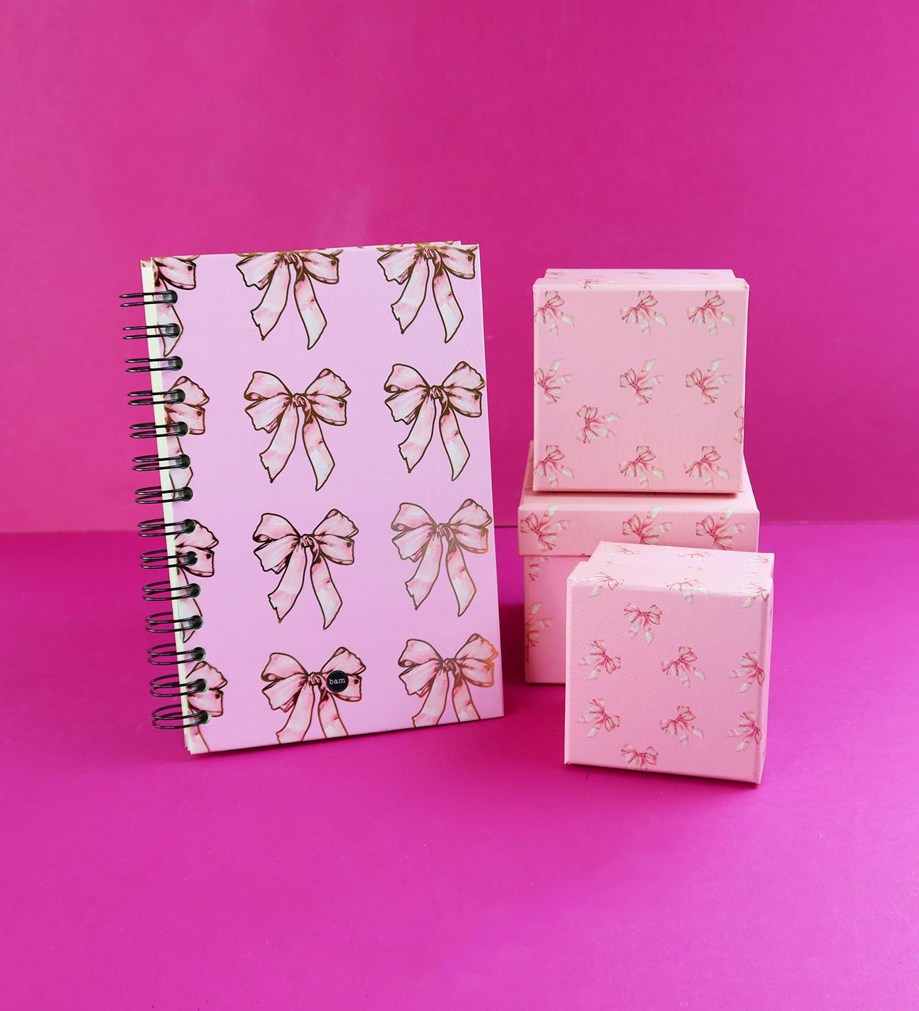 Fiyonk 3'lü Mini Hediye Kutusu ve Dot Defter, Doodle Book SetgiftmodaGmhs102076