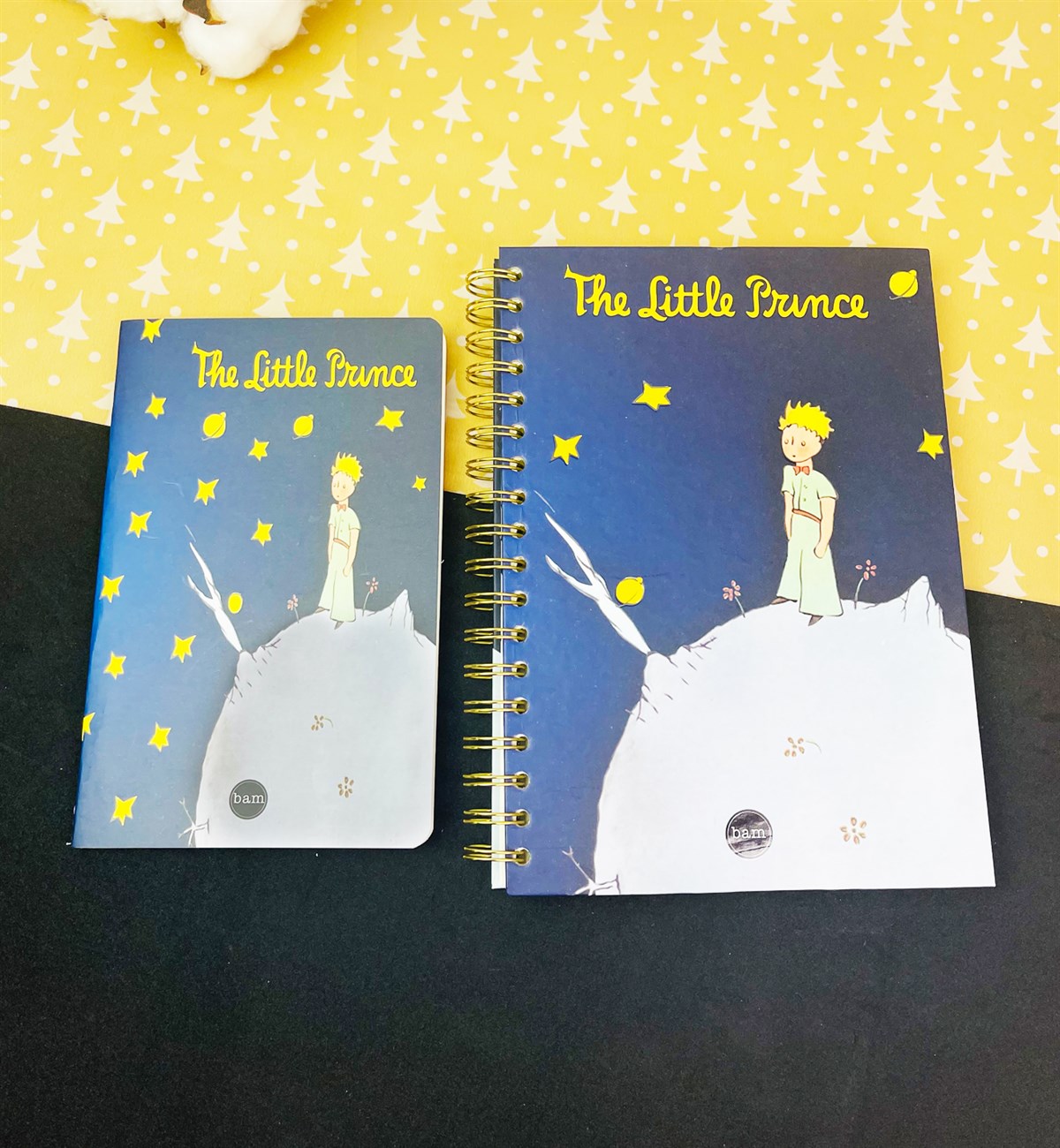 Küçük Prens Tasarımlı Spiralli Defter Ve Terzi Dikişli Defter SetgiftmodaGmhs101571