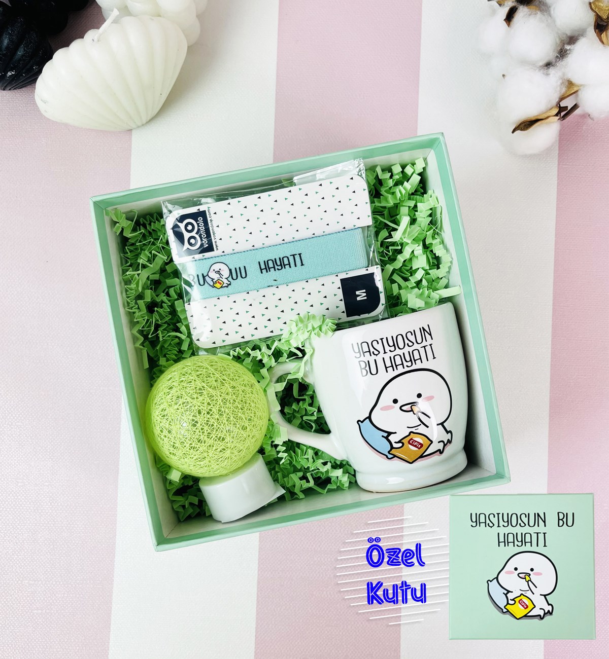 Yaşıyosun Bu Hayatı Tasarımlı Mini Hediye SetigiftmodaGmhs101603