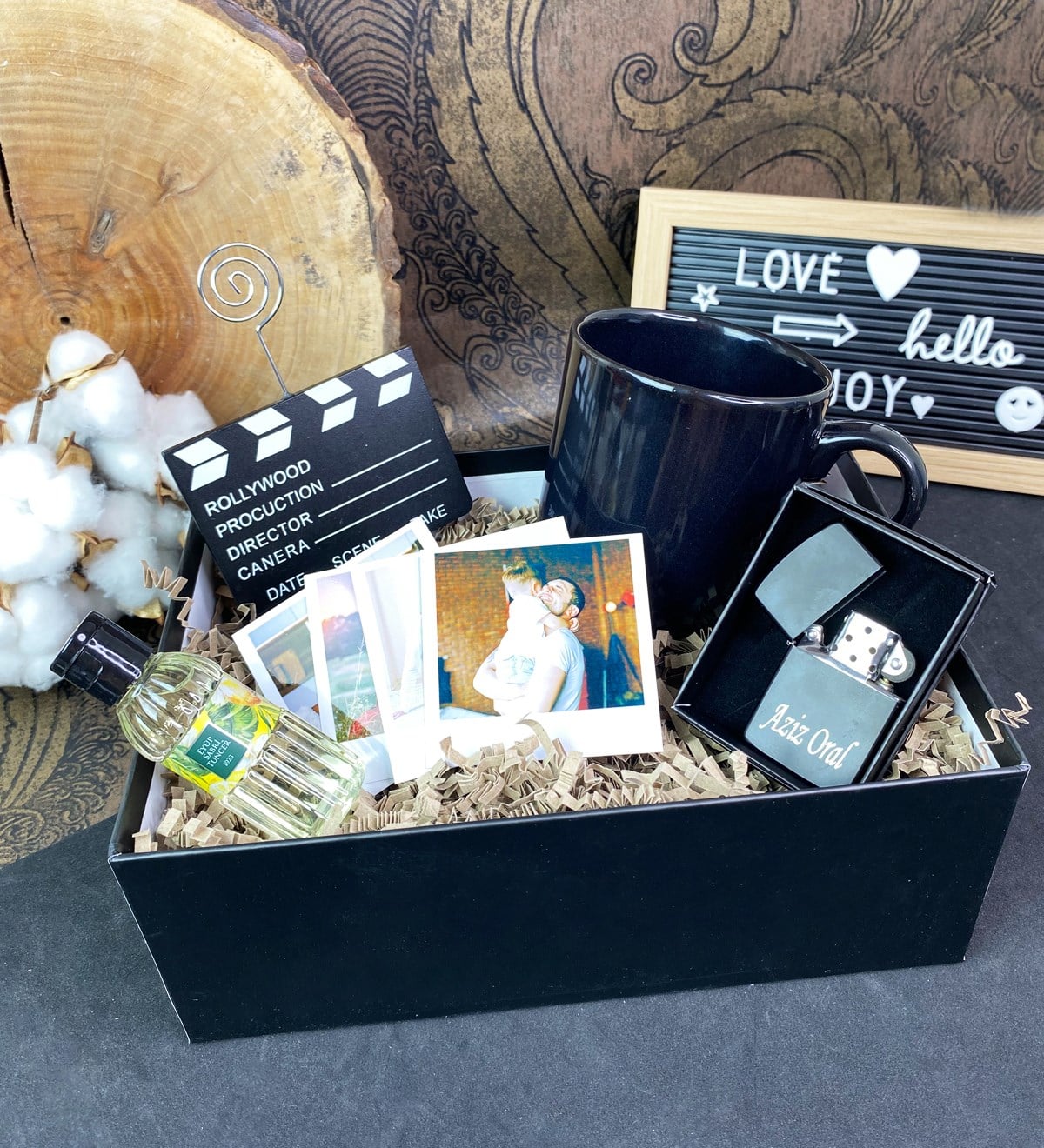 Kişiye Özel 4 Fotoğraflı Ve Çakmaklı Babalar Günü SetigiftmodaGmhs101702