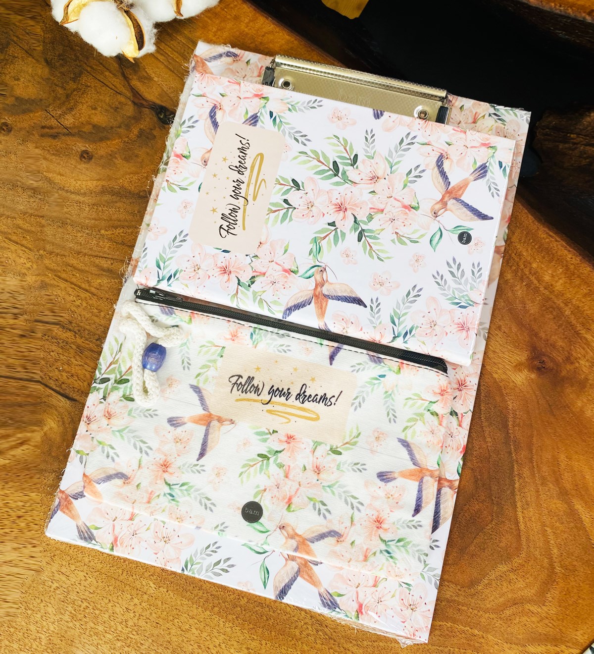 Follow Your Dreams Sekreterlik Defter Kalemlik Kırtasiye SetigiftmodaGmhs101755