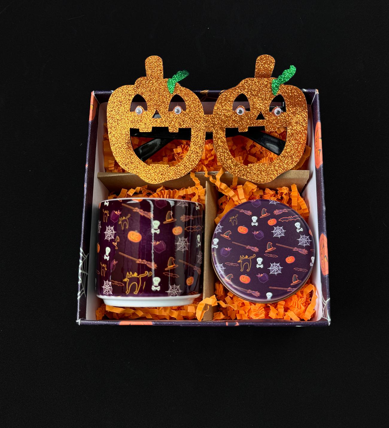 Cadı Kazanı Halloween Tasarımlı Cadılar Bayramı Hediye SetigiftmodaGmhs102034