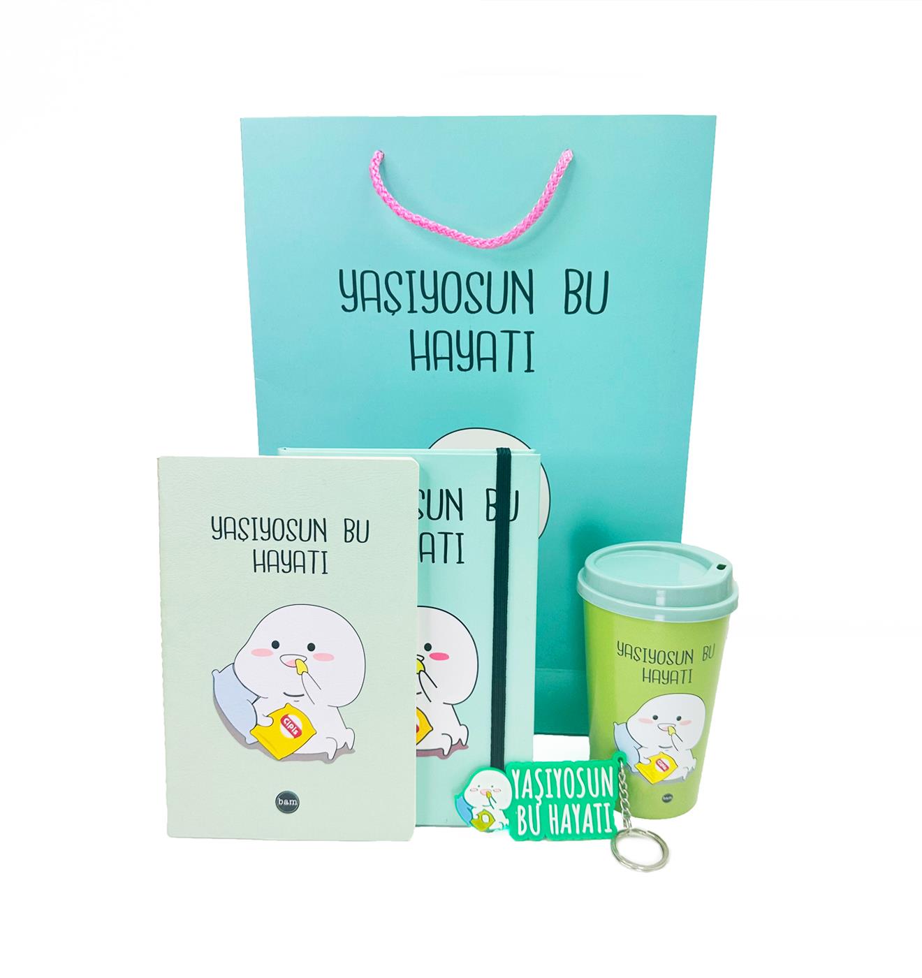 Halledicem Ama Hangi Birini Tasarımlı Karton Kutulu Set SetgiftmodaGmhs101970