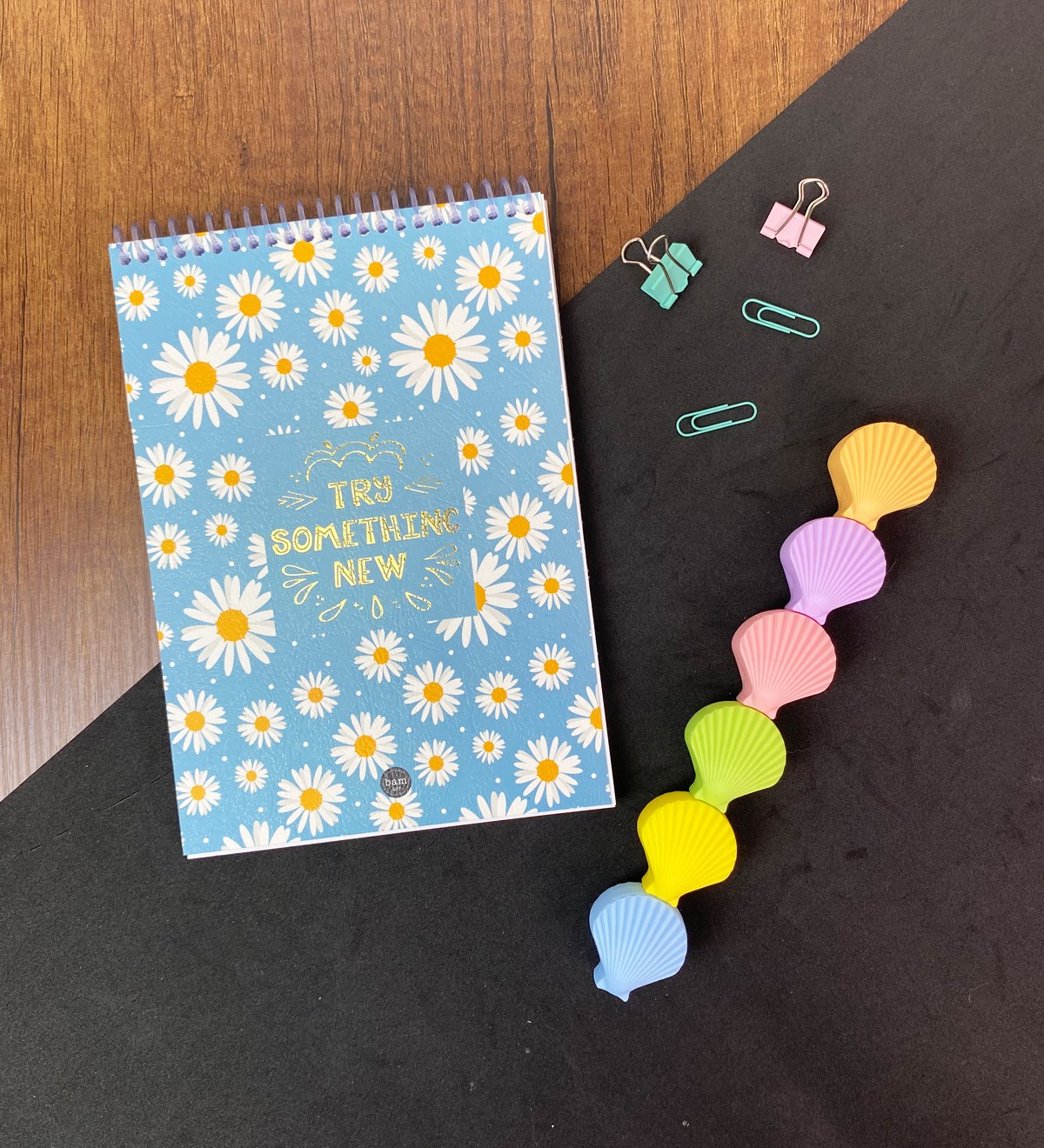 A5 Sketch Book Eskiz Defteri Ve 5'li Ayıcık Keçeli KalemgiftmodaGmhs101789-Mavi-Papatya