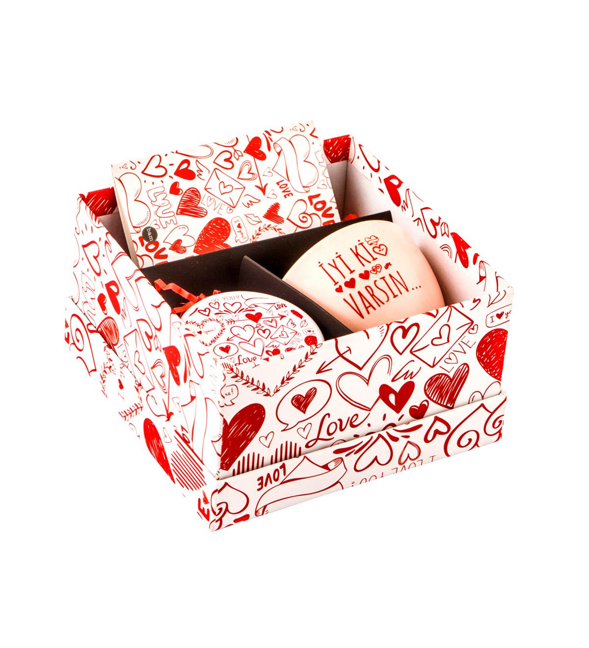 Love Tasarımlı Hediye SetigiftmodaGmhs101876