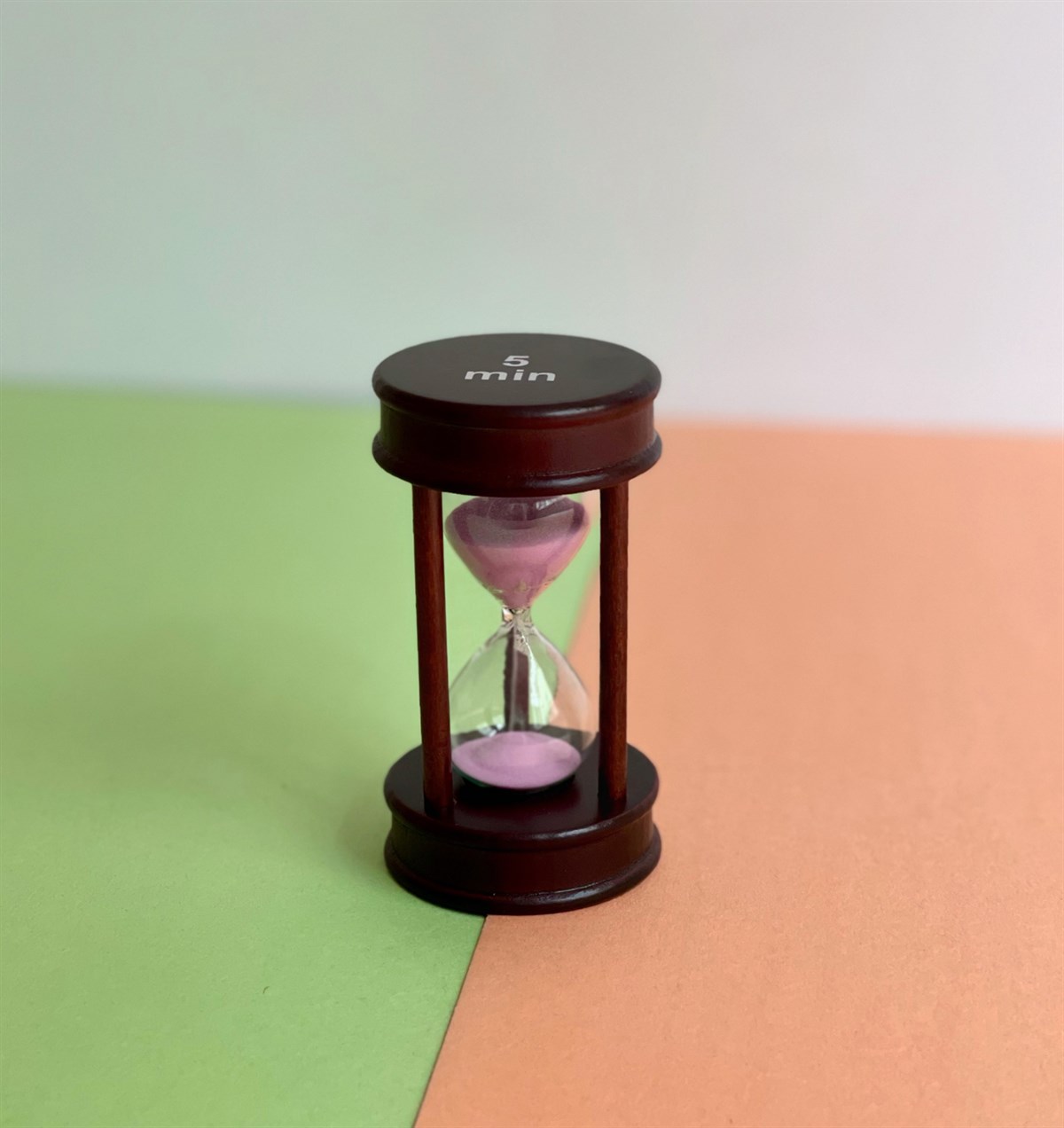 Ahşap Oval 5 Dakika Kum SaatiGiftmodaGm-4237