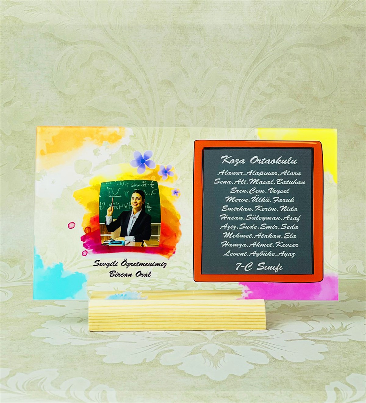 Kişiye Özel Öğretmenler Günü PlakgiftmodaGmig000047