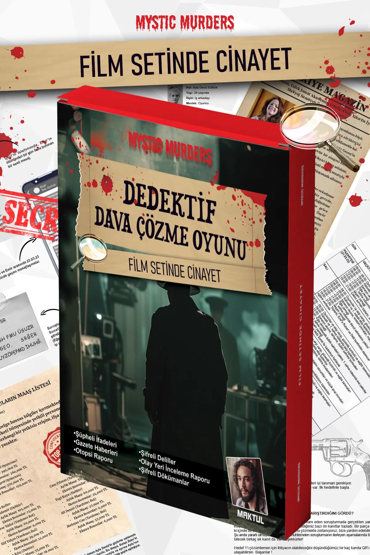  Dedektiflik Cinayet Çözme Oyunu - Film Setinde CinayetgiftmodaGmig000082