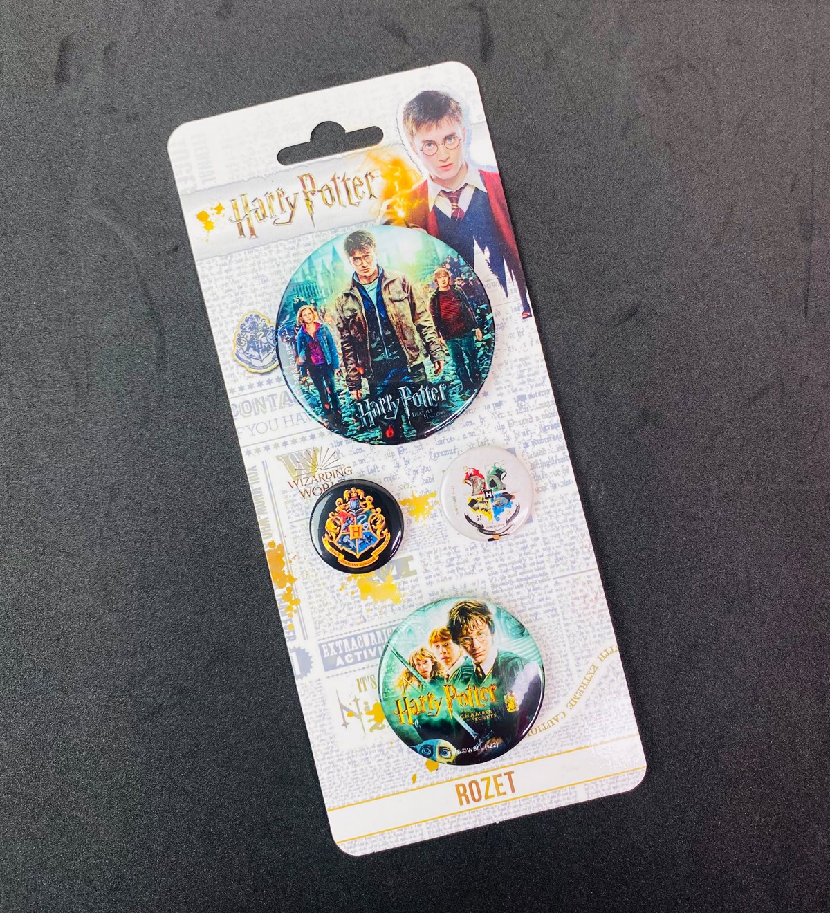 Harry Potter Lisanslı Rozet & Broş Ölüm YadigarlarıgiftmodaGmig000060