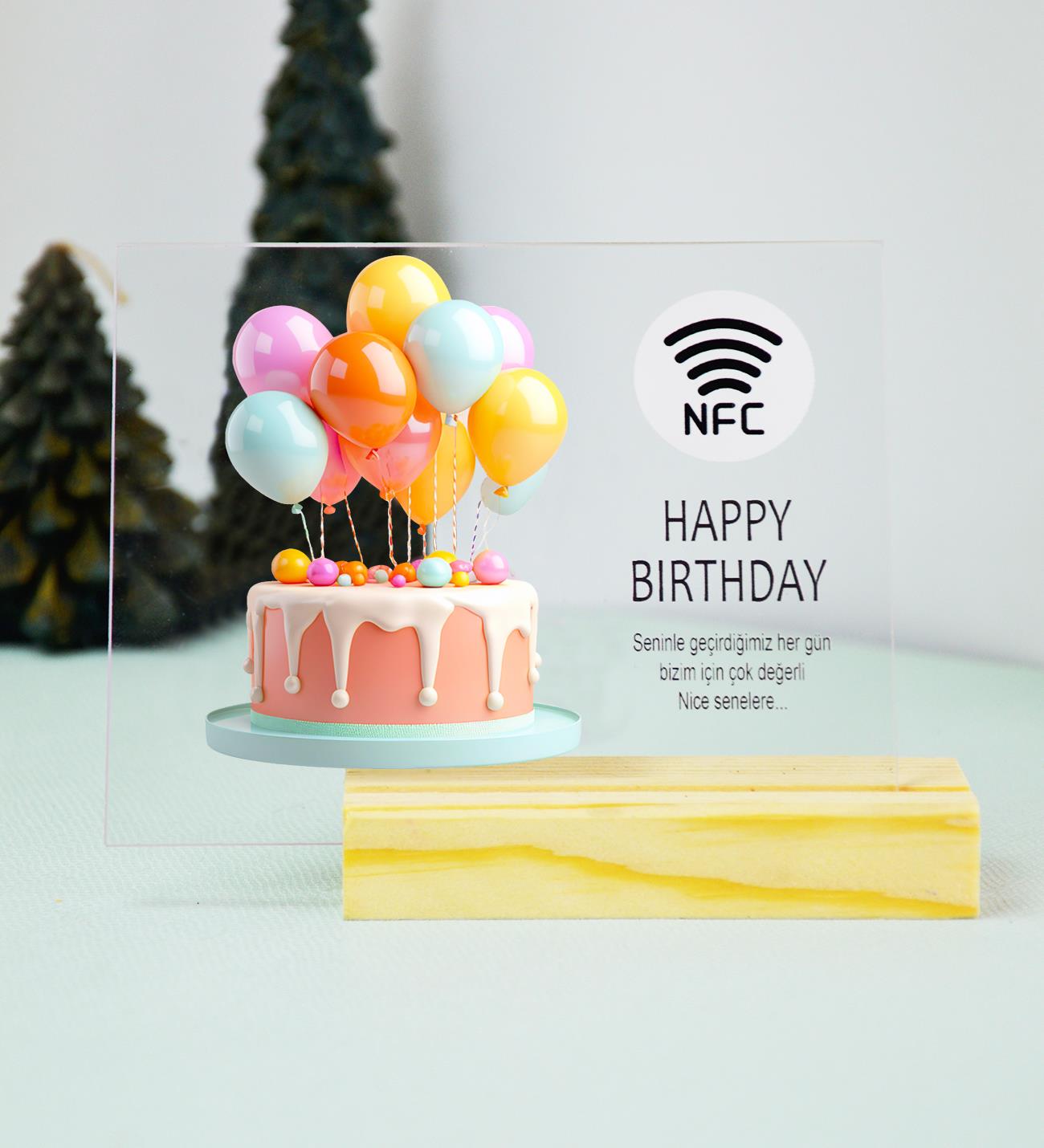 Kişiye Özel NFC Destekli Doğum Günü ÇerçevesigiftmodaGmig000091