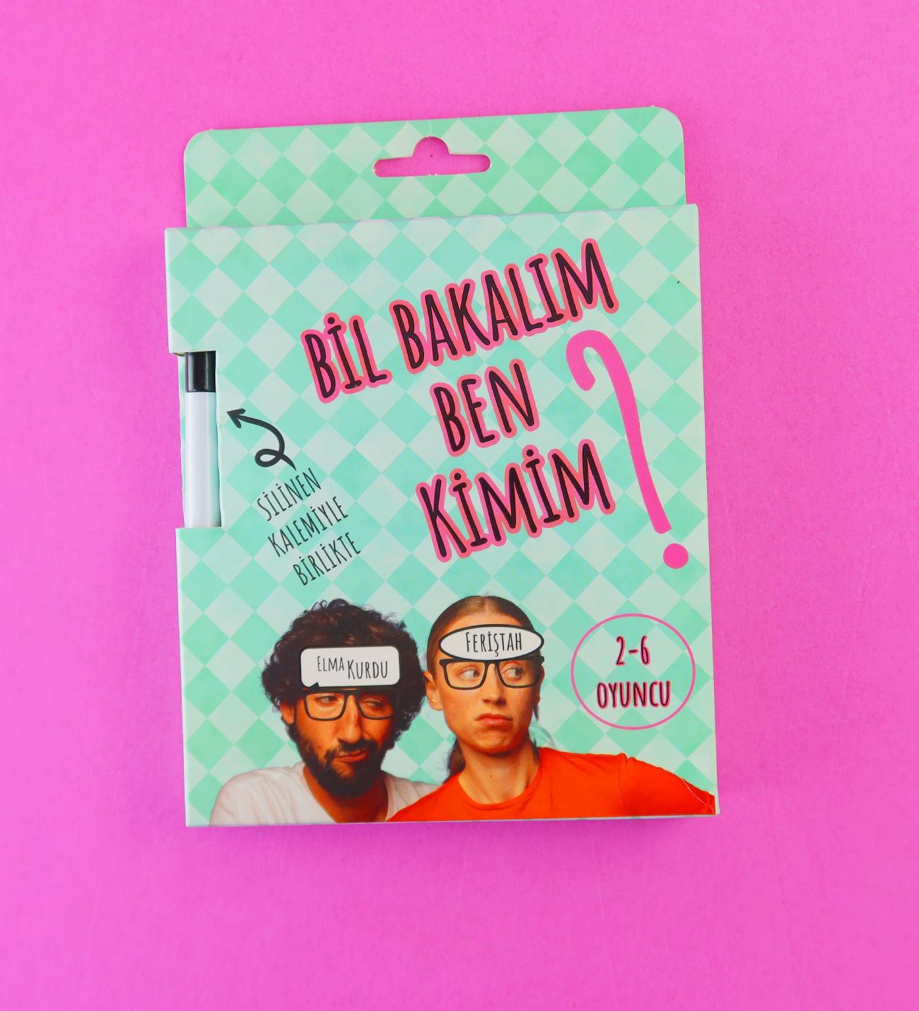 Bil Bakalım Ben Kimim? – Silinebilir Kalemli Eğlenceli Tahmin Oyunu (2–6 Oyuncu)giftmodaBam-4002
