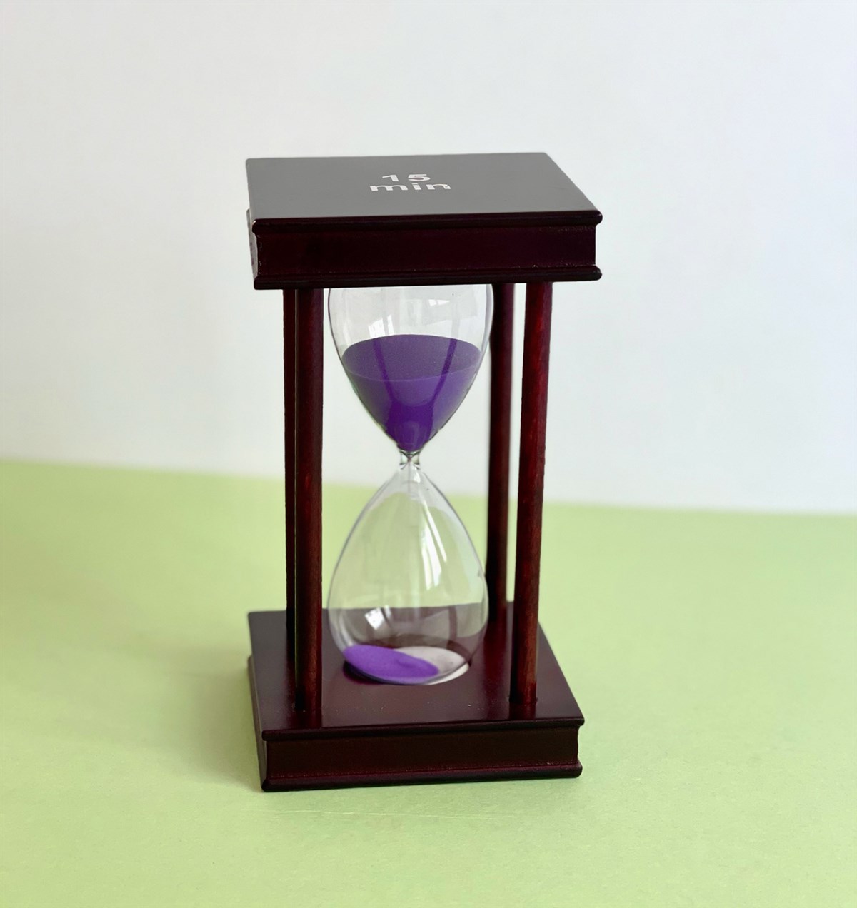 Ahşap Kare 15 Dakika Kum SaatiGiftmodaGm-4232