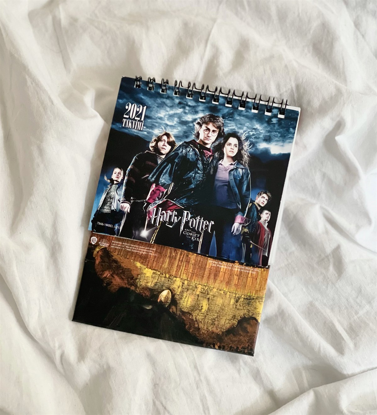 Harry Potter Lisanslı Orjinal Üçgen Masaüstü Takvim MinigiftmodaGmig000016