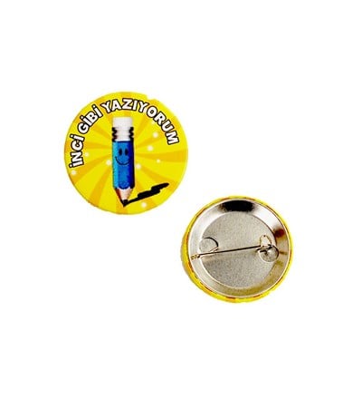 İnci Gibi Yazıyorum Rozet