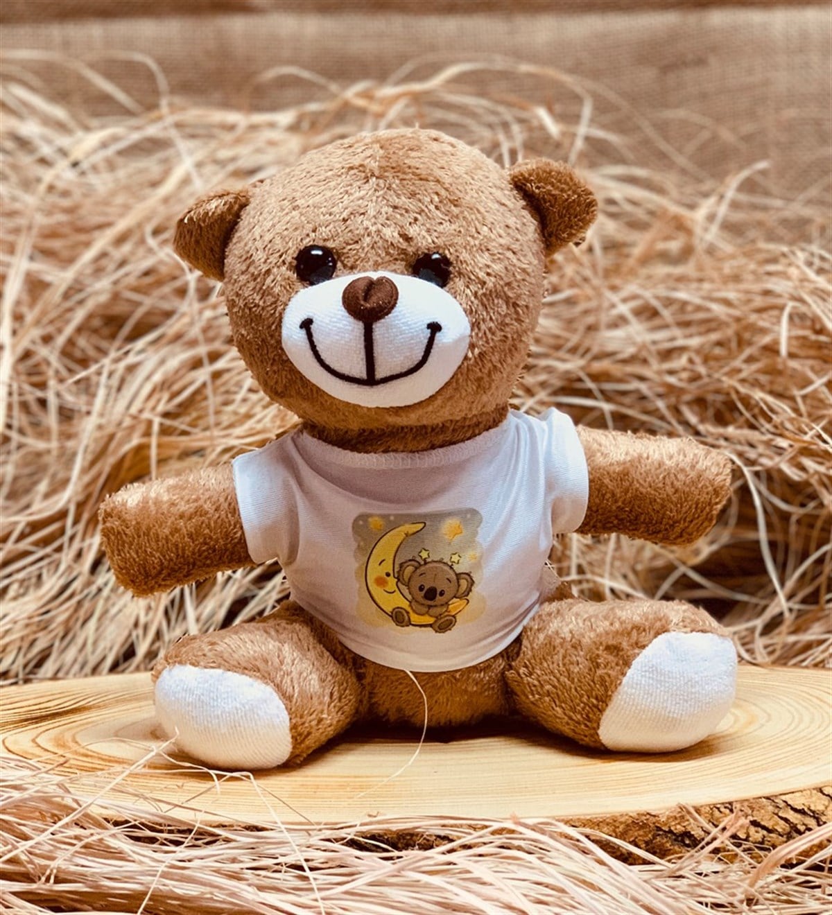 İyi Geceler Sevgilim Tasarımlı Peluş Ayıcık