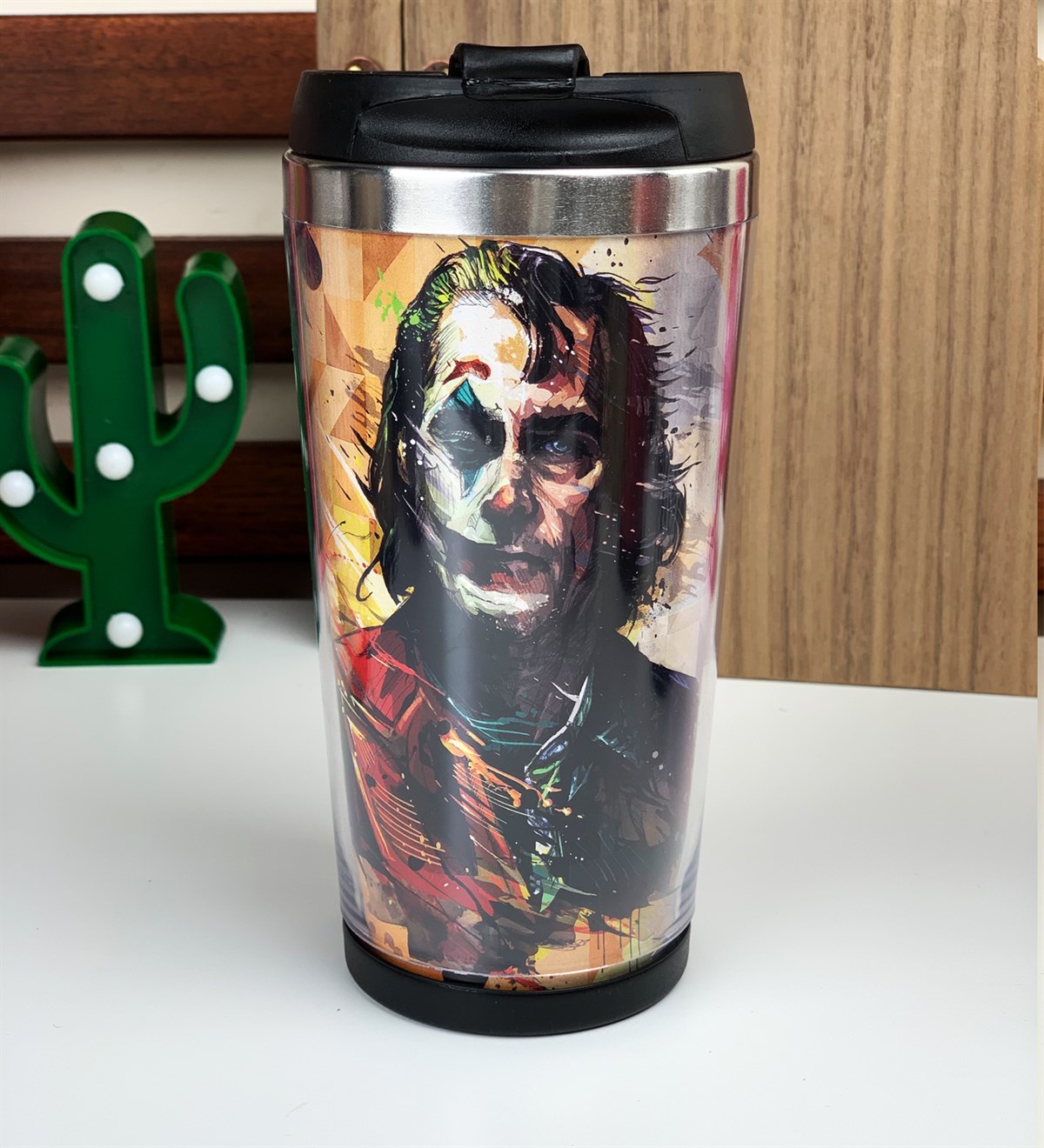 Joker Tasarımlı Termos BardakGiftmodaJoker-Termos