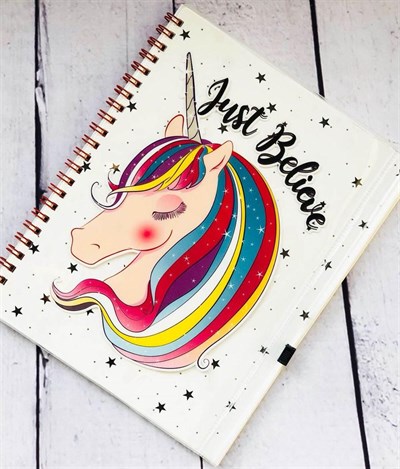 Just Believe Çanta Kapaklı Defter