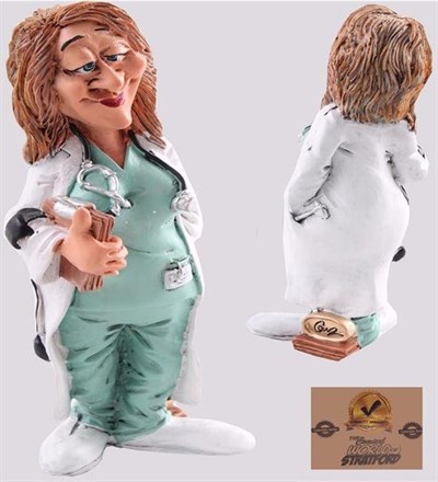 Kadın Doktor Tasarımlı Warren Stratford İmzalı Biblo