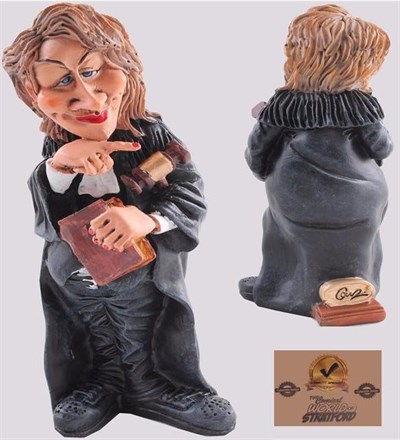 Kadın Yargıç Tasarımlı Warren Stratford İmzalı Biblo