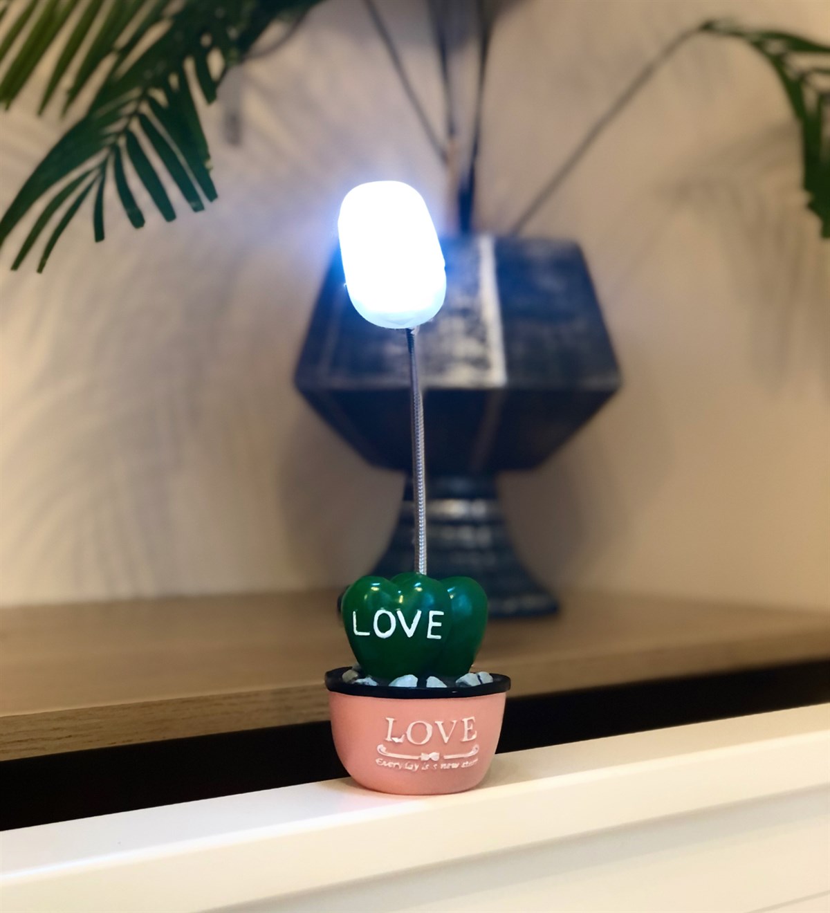 Kaktüs Işıklı Masa LambasıGiftmodaGM-4094