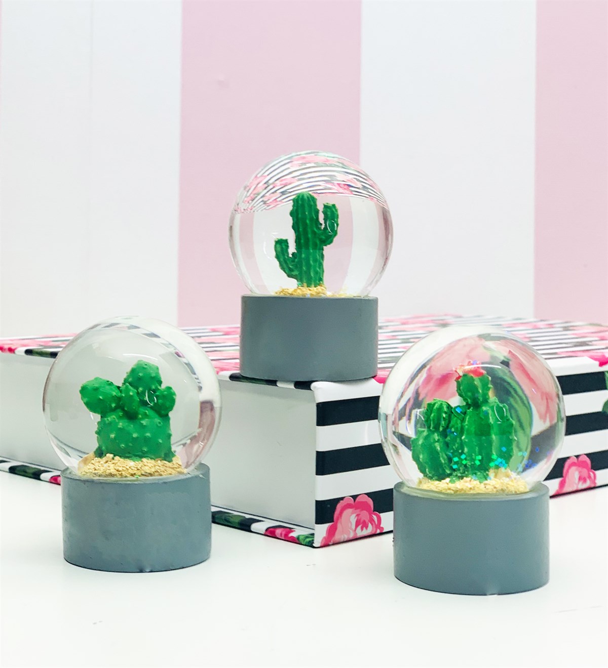 Kaktüs Mini Kar KüresiGiftmodaMini-Kaktüs