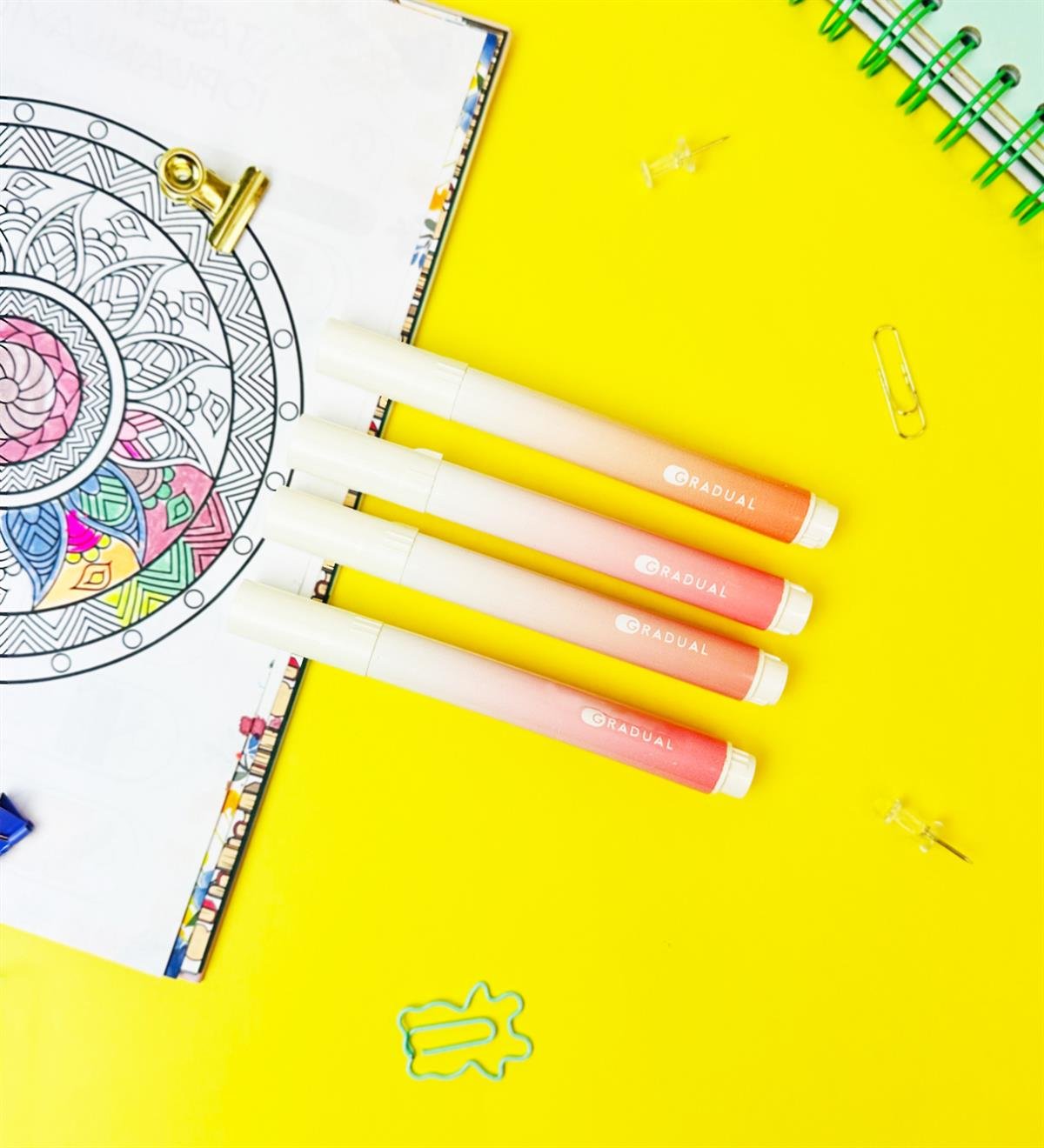 4'lü Morandi Tarzı Kahve Tonları Keçeli Kalem giftmodaGM-5127