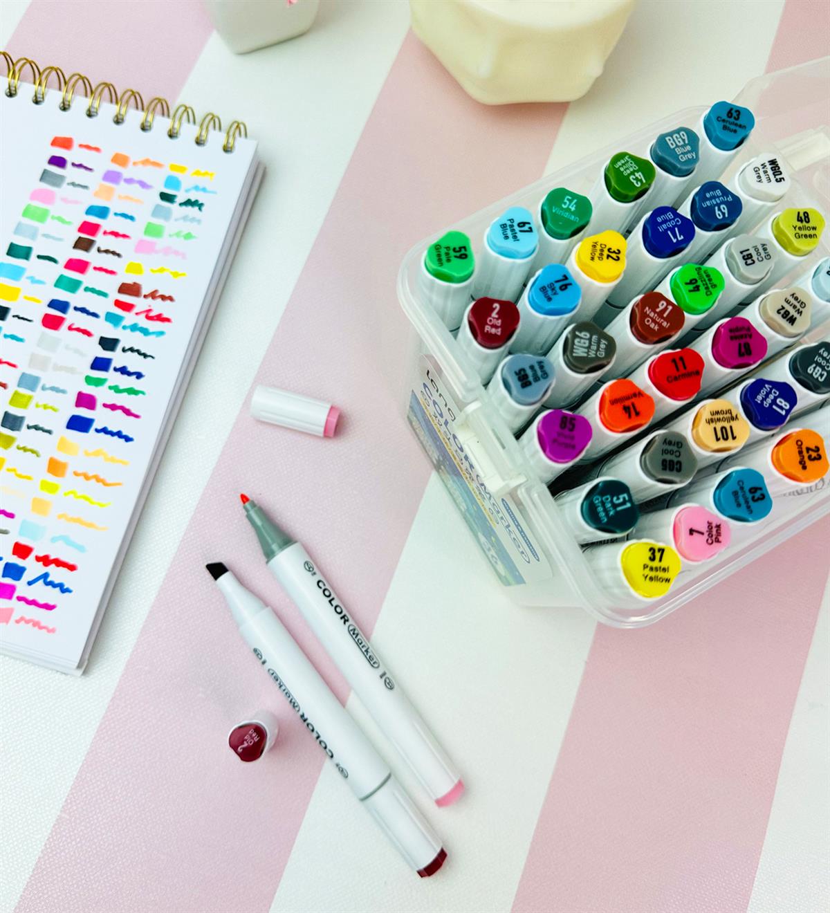 Languo Çift Taraflı 36lı Marker Kalem SetgiftmodaGm-5113