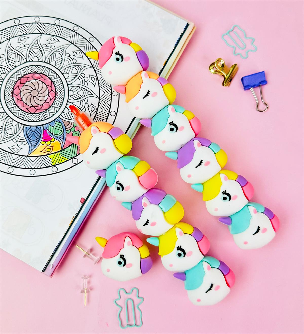 6'Lı Unicorn Keçeli KalemgiftmodaGm-5074