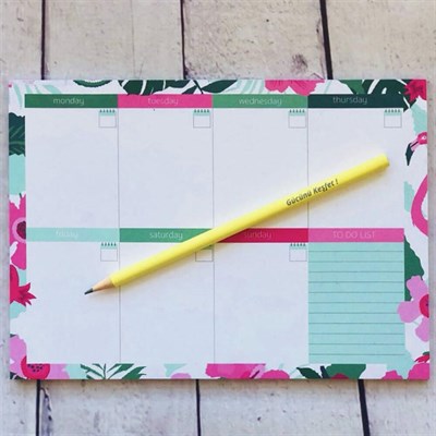 Kalem Hediyeli To Do List-Haftalık Planlayıcı