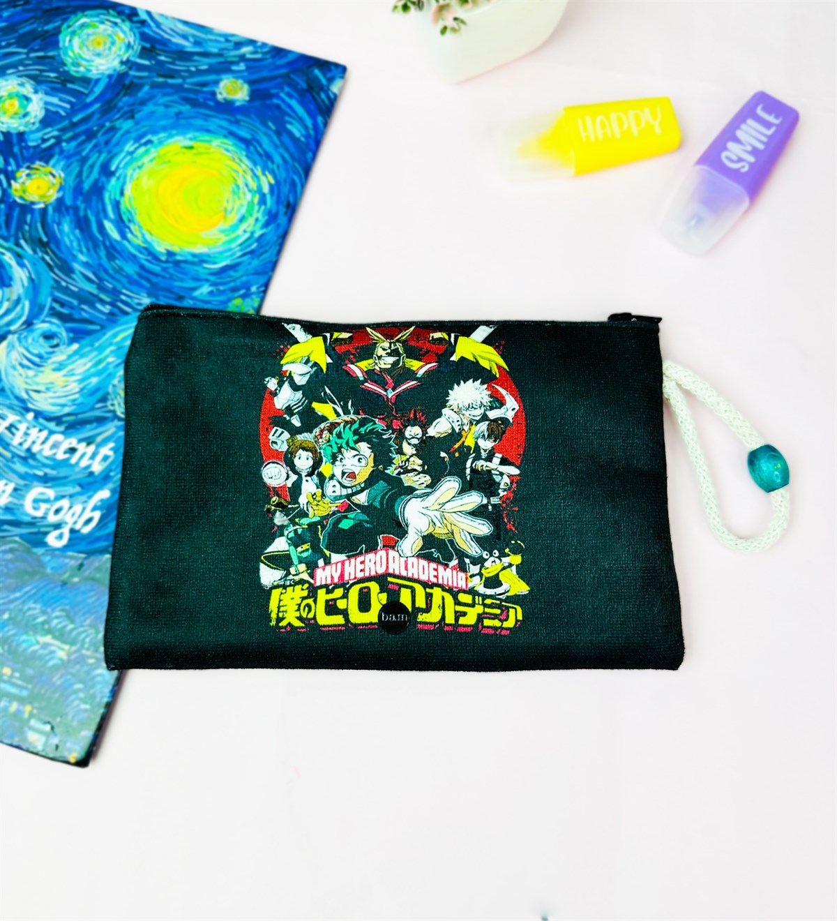 My Hero Acemedia Tasarımlı Bez Kalemlik CüzdangiftmodaGmklm100195