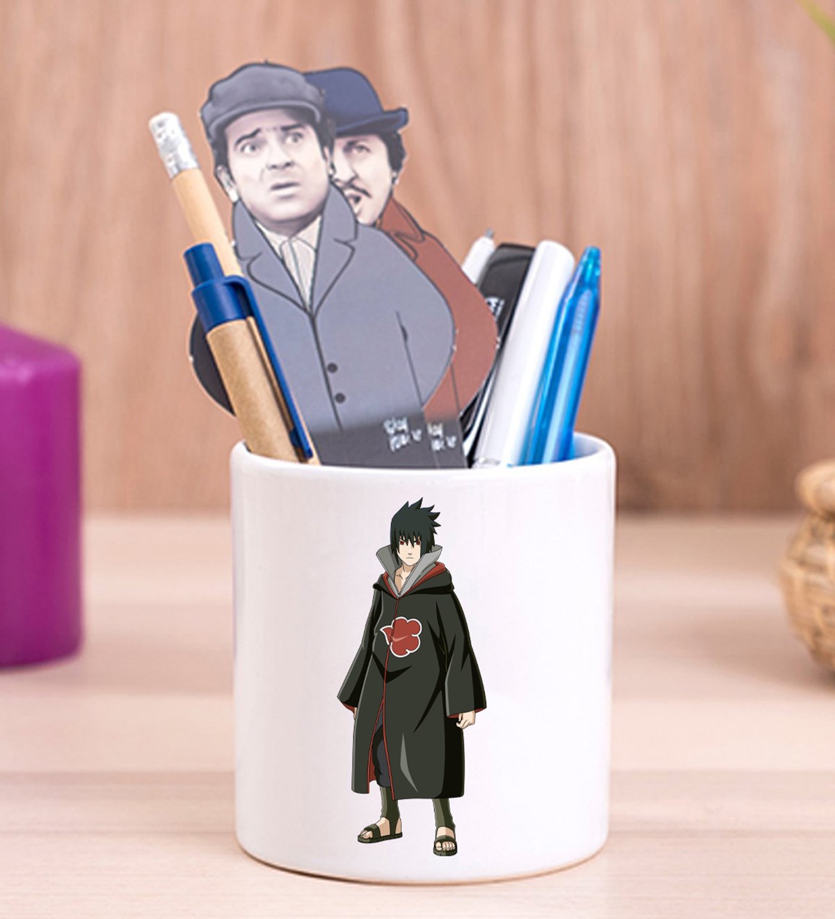 İtachi Naruto Anime Tasarımlı Seramik Kalemlik	giftmodaGmklm100113