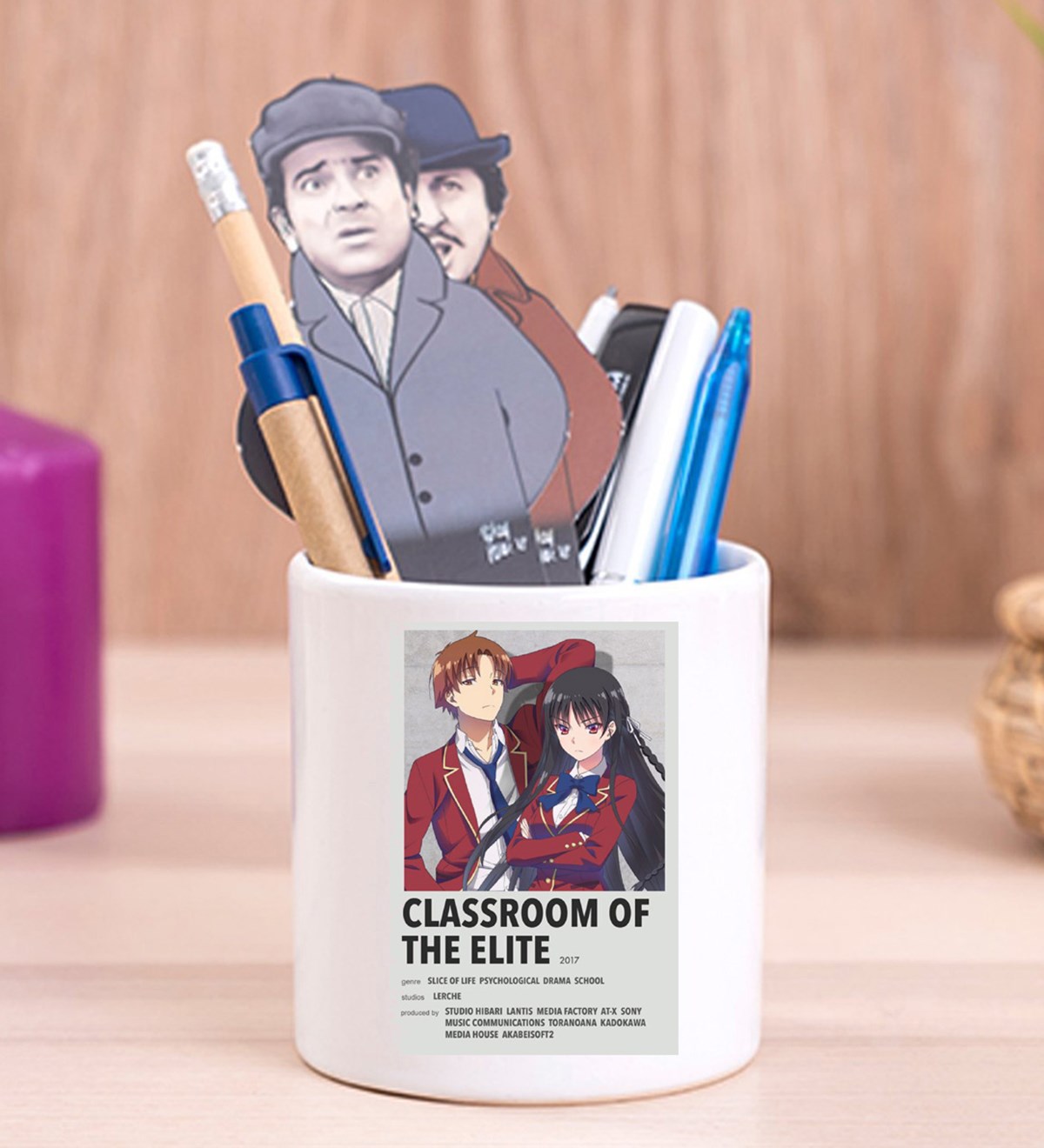 Classroom Of The Elite Anime Tasarımlı Seramik KalemlikgiftmodaGmklm100089