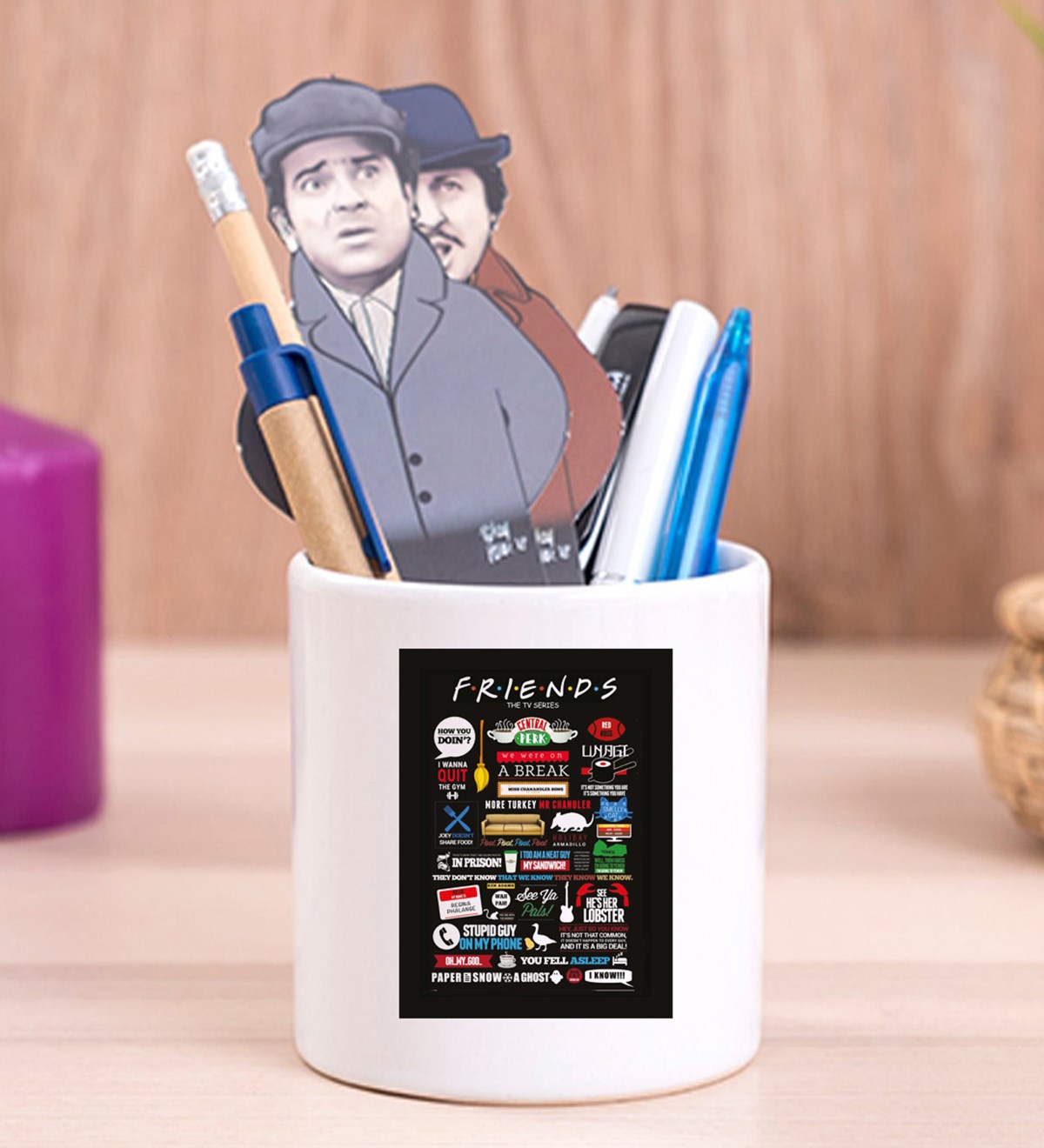 Friends Tasarımlı Seramik KalemlikgiftmodaGmklm100099