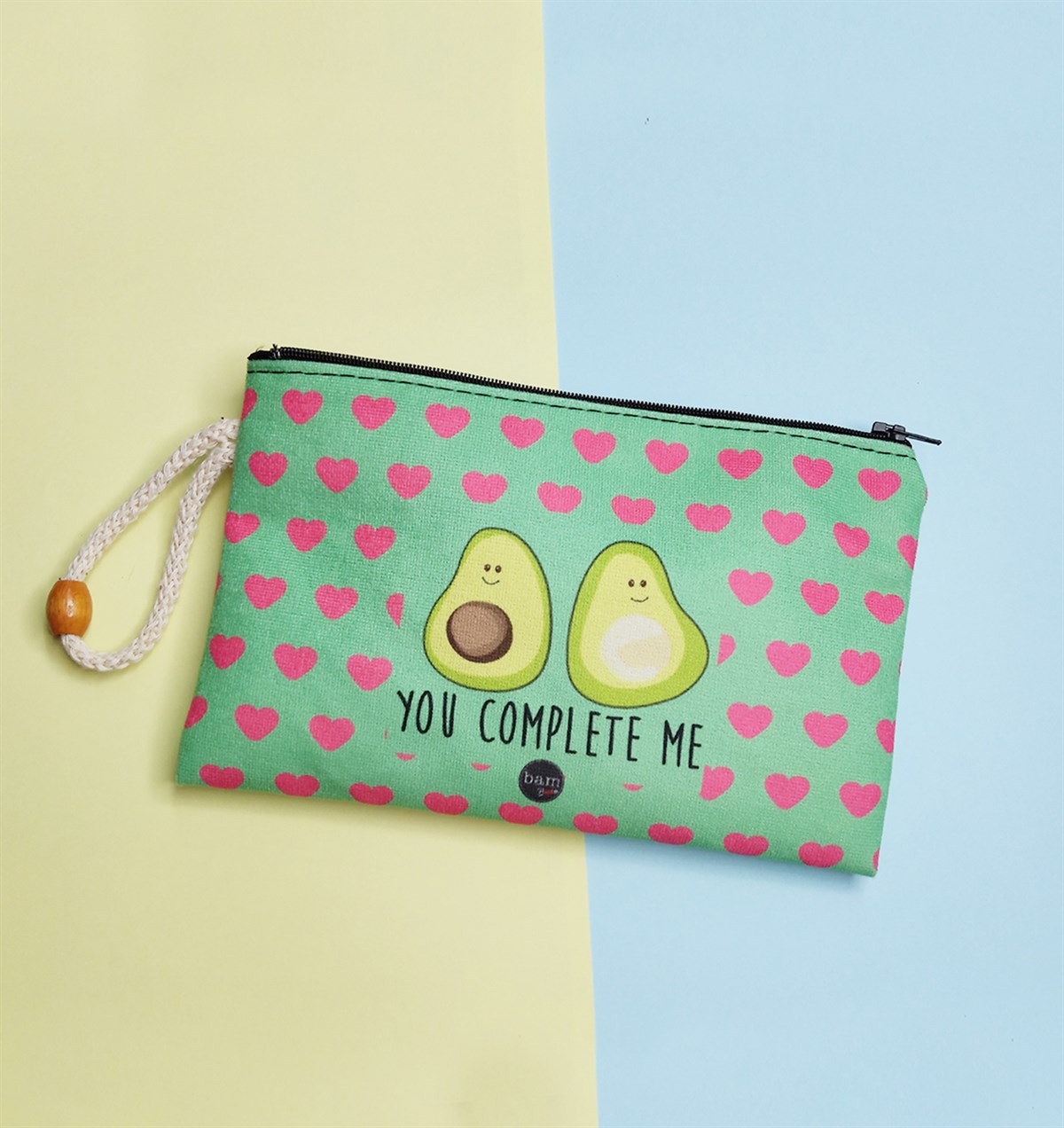 Avokado Tasarımlı Bez Kalemlik CüzdangiftmodaGmklm100022