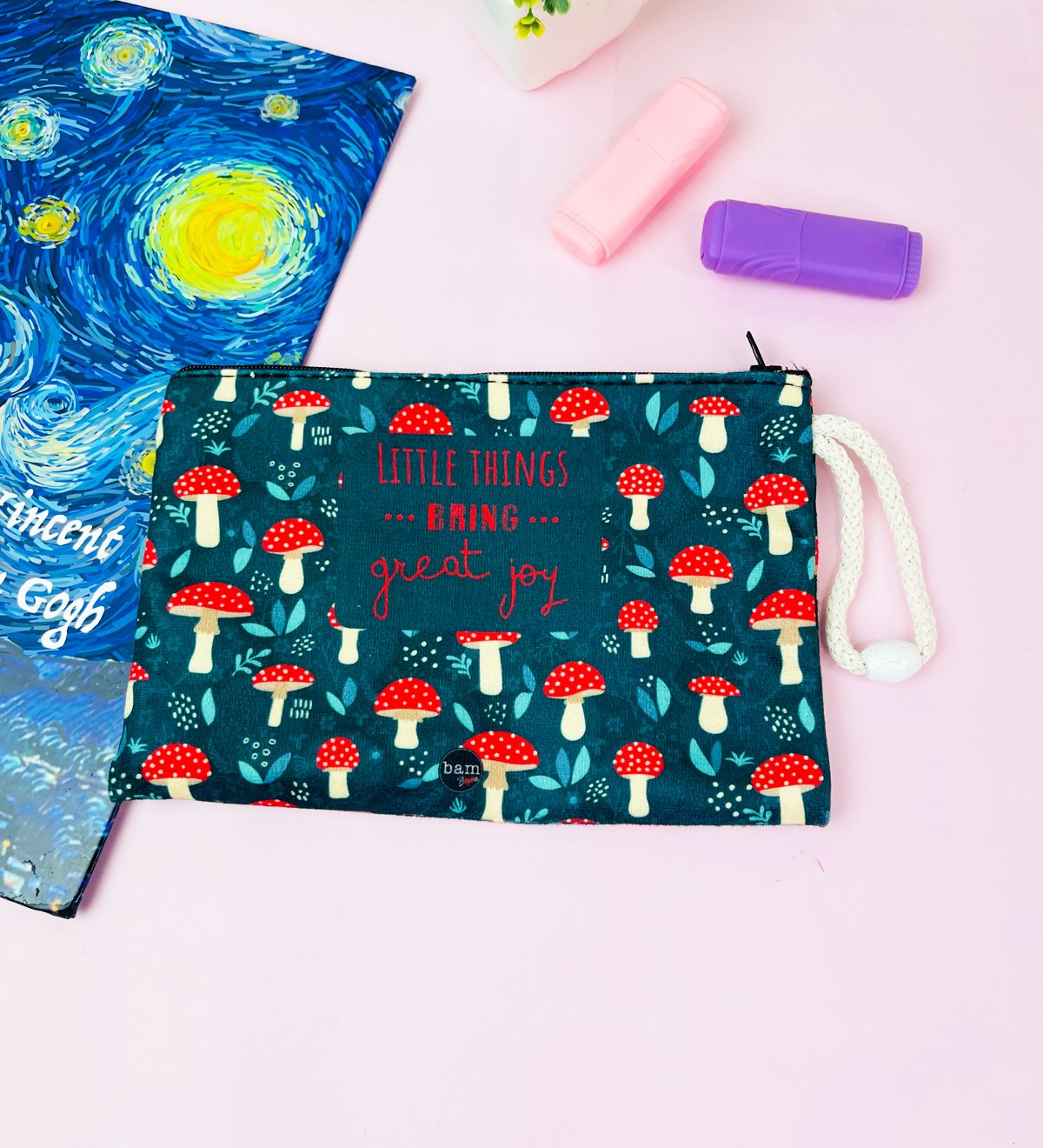 Mantar Motto Tasarımlı Kalemlik	giftmodaGmklm100184