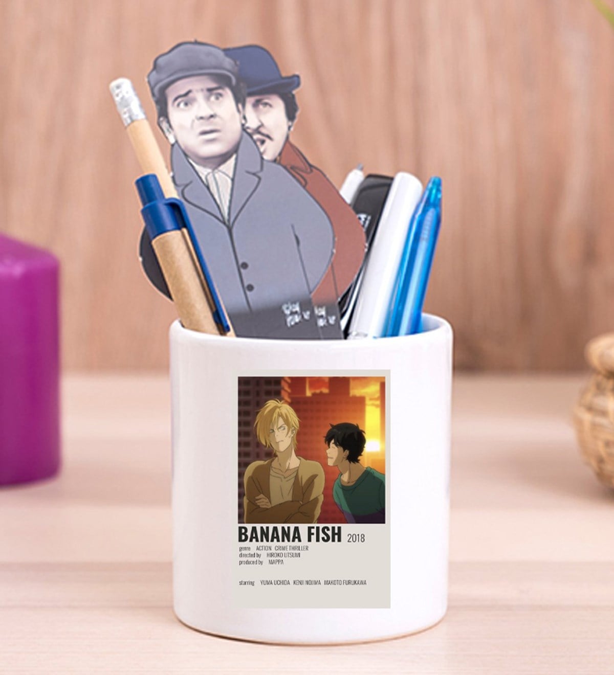 Banana Fish Anime Tasarımlı Seramik KalemlikgiftmodaGmklm100074