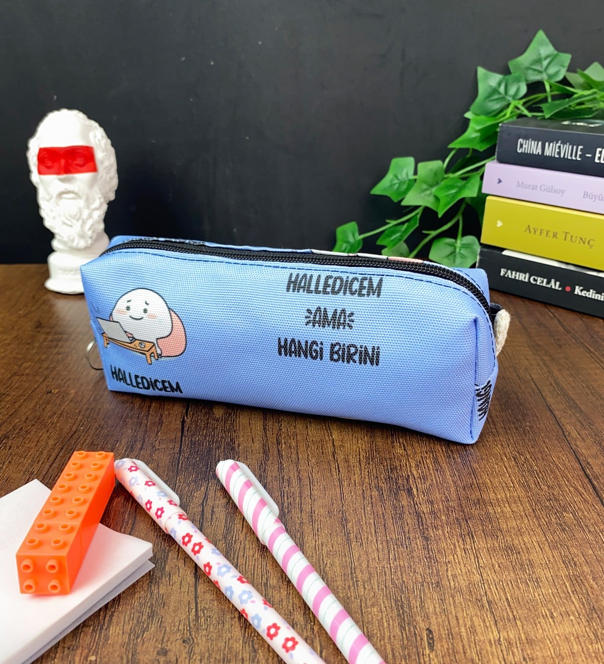 Halledicem Ama Hangi Birini Tasarımlı Sosis KalemlikgiftmodaGmklm100147