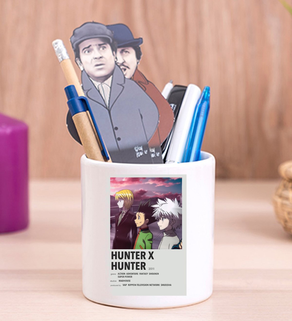 Hunter X Hunter Anime Tasarımlı Seramik KalemlikgiftmodaGmklm100106