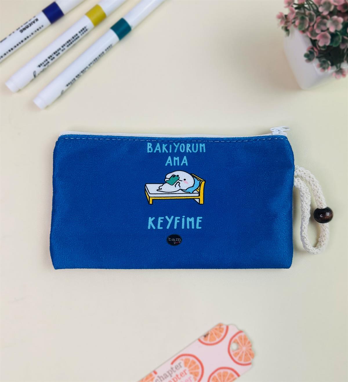 Bakıyorum Ama Keyfime Tasarımlı Bez Kalemlik CüzdangiftmodaGmklm100235