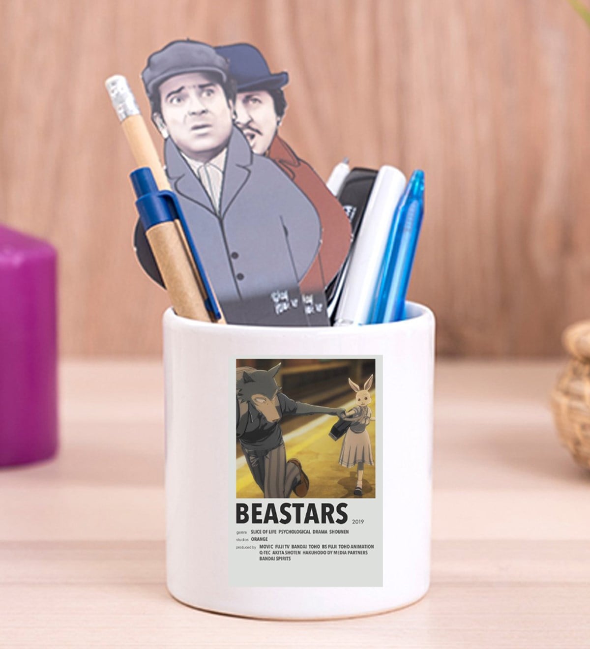 Beastars Anime Tasarımlı Seramik KalemlikgiftmodaGmklm100075